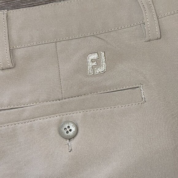FootJoy Golf Pants Mens 36x32 Straight Leg Khaki Lightweight Tour Performance - Picture 5 of 7
